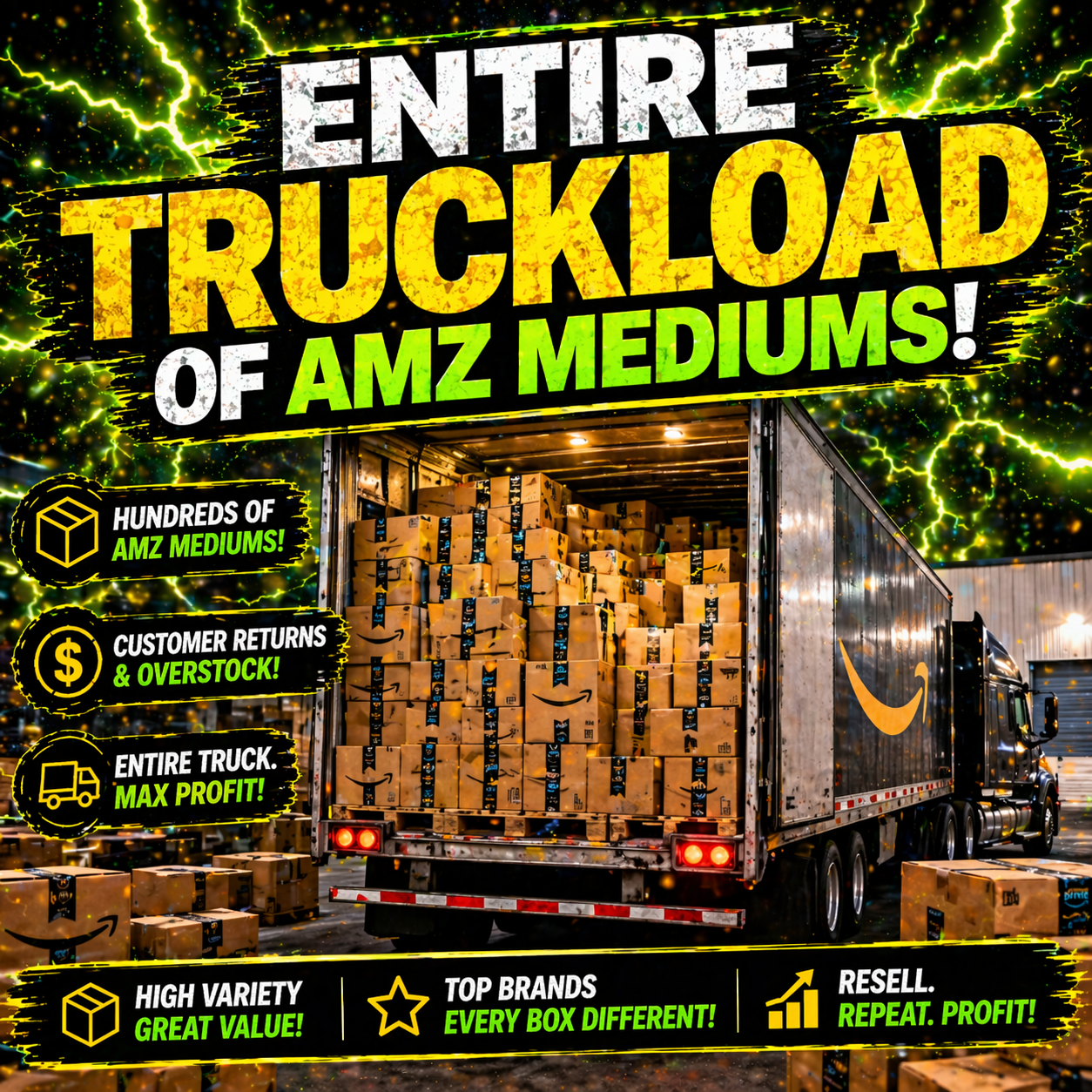 Truckload of AMZ Mediums