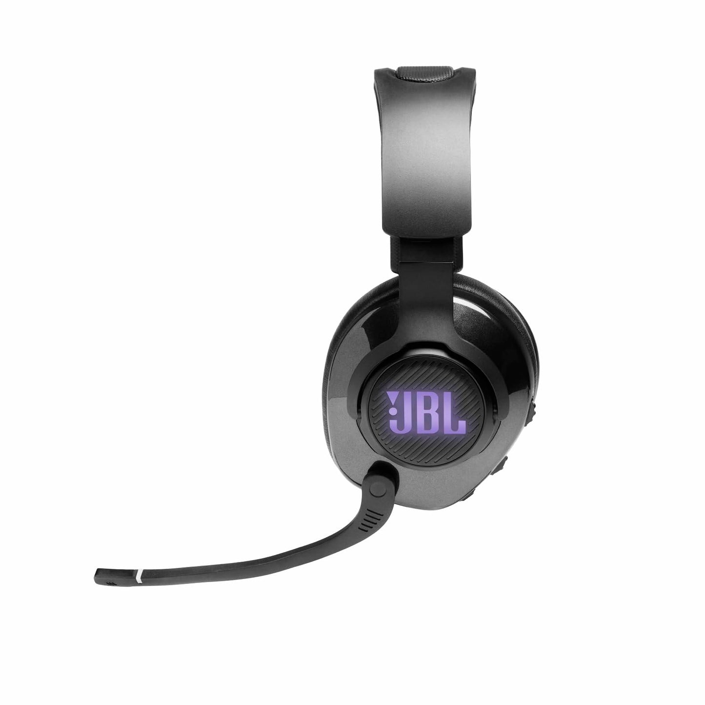 JBL Quantum 400 - USB over-ear gaming headset with game-chat balance dial, JBL QuantumSURROUND and DTS, Voice focus directional flip-up mic and memory foam ear cushions (Black)