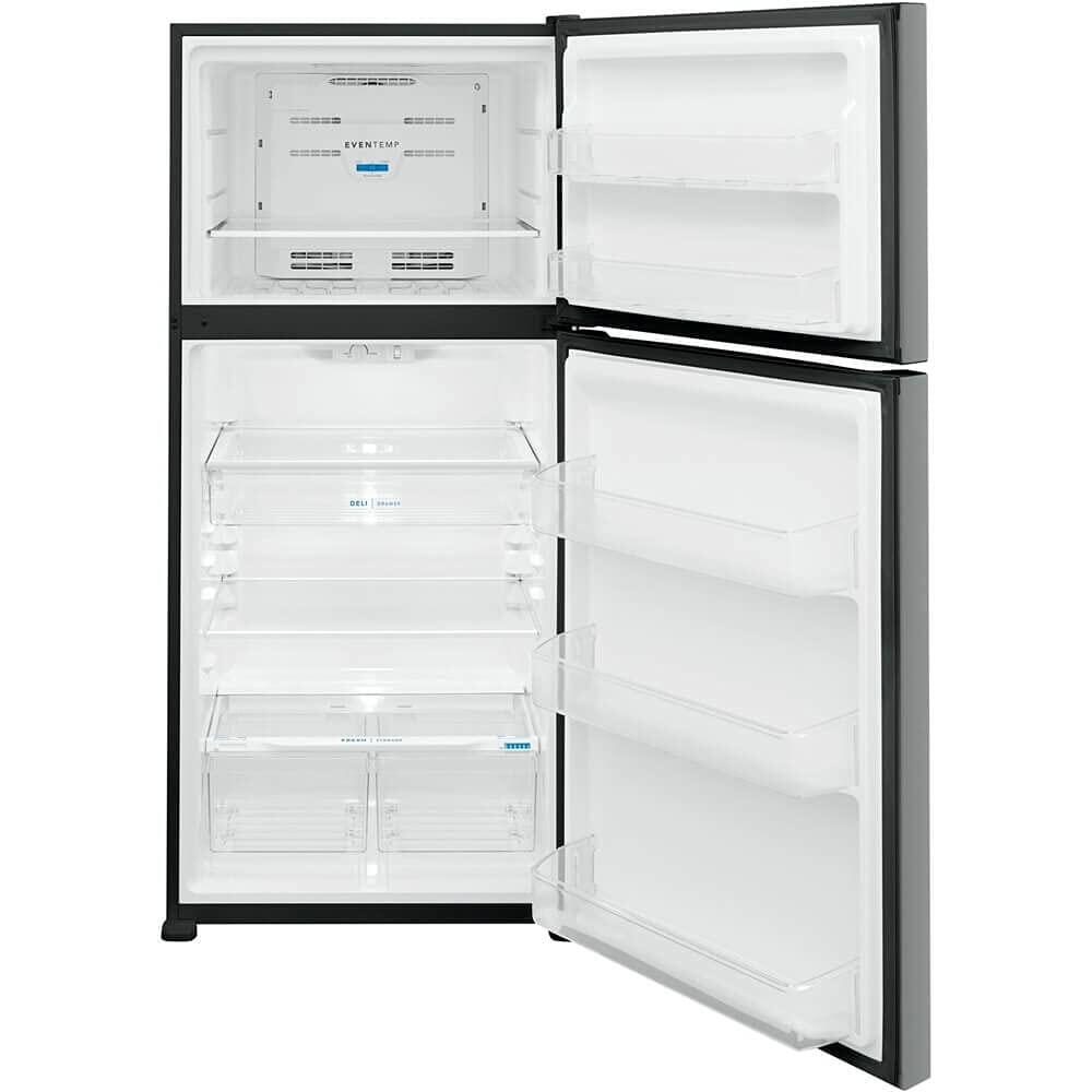 30 in. 20 cu. ft. Top Freezer Refrigerator in Stainless Steel, Garage Ready