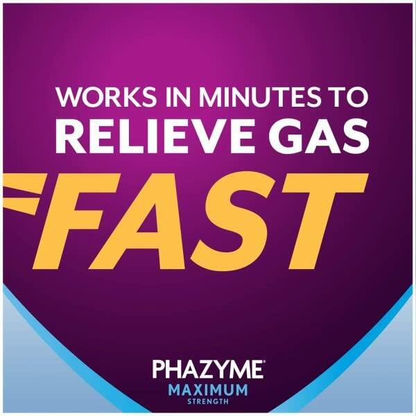 Phazyme Maximum Strength 250 mg Softgels, 12 ea (Pack of 11)