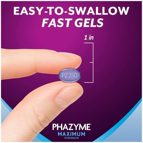 Phazyme Maximum Strength 250 mg Softgels, 12 ea (Pack of 11)