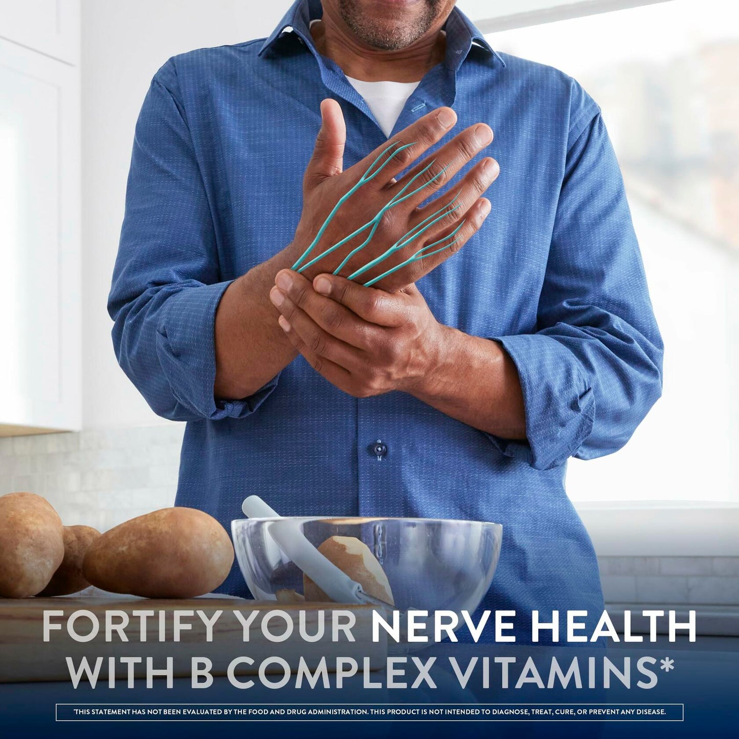 Nervive Nerve Relief, Reduces Occasional Nerve Discomfort in as Little as 7 Days, Stabbing/Pins and Needles, Burning in Hands and Feet*†, Alpha Lipoic Acid, B Vitamins, Turmeric, Ginger, 60 Tablets