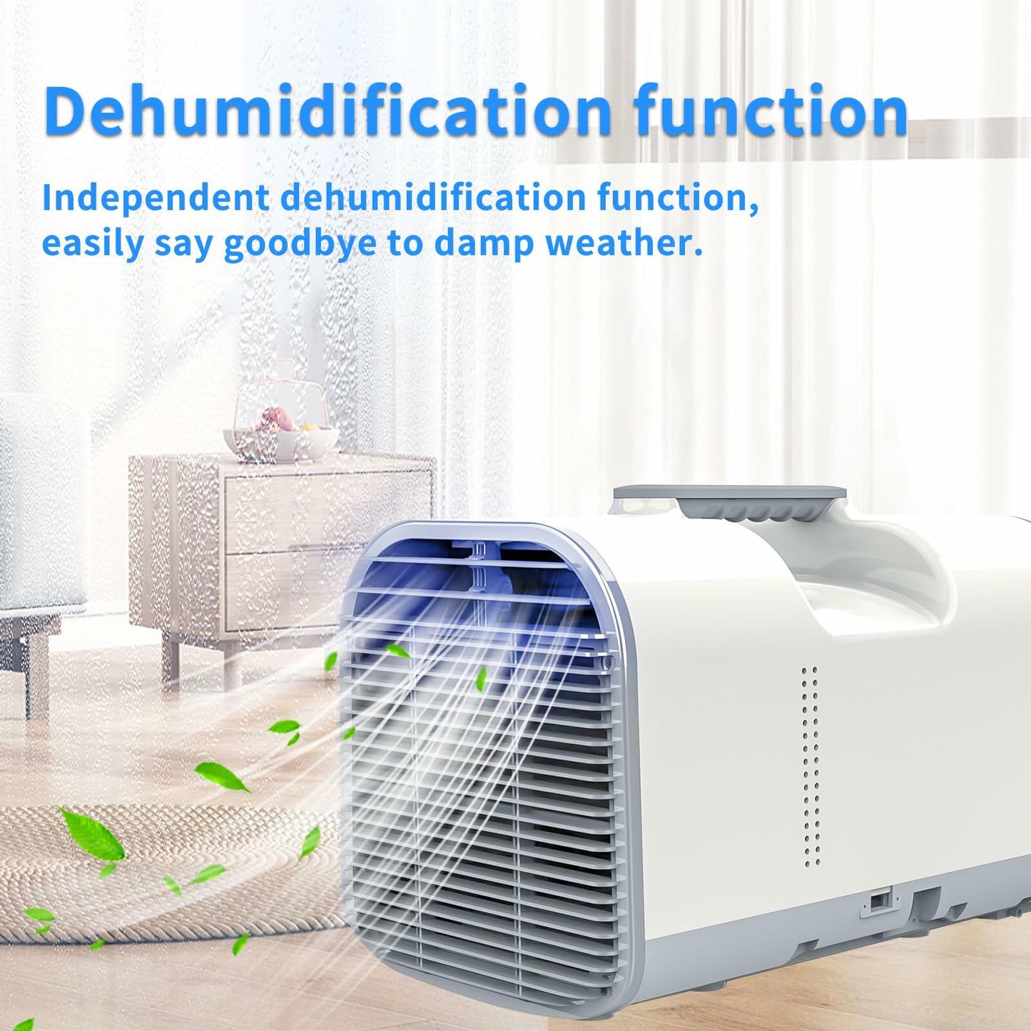 Coplax Portable Air Conditioner,Fast Cooling with Dehumidifier,110V AC(ONLY), 5100BTU with 24 Hour Timer for Camping Tent,RV, Car,Truck,Boat,Van and Fishing,Outdoor Indoor or Home Use.