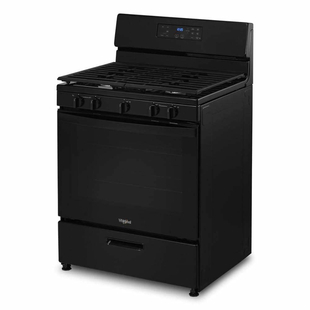 WHIRLPOOL WFG505M0MB Freestanding Gas Range, Black