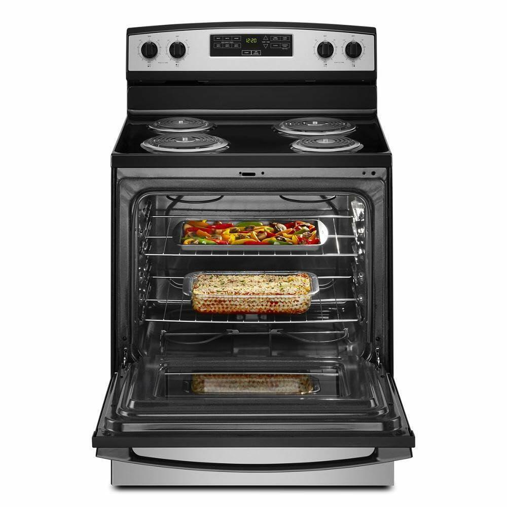 Amana ACR4303MMS 4.8 Cu. Ft. Stainless Steel Freestanding Electric Range