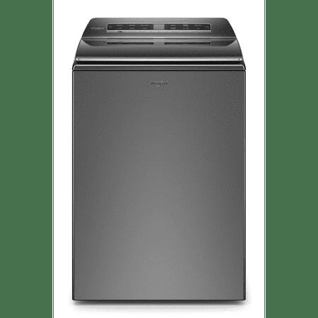 Whirlpool - 5.2 Cu. Ft. High Efficiency Smart Top Load Washer with 2 in 1 Removable Agitator - Chrome Shadow