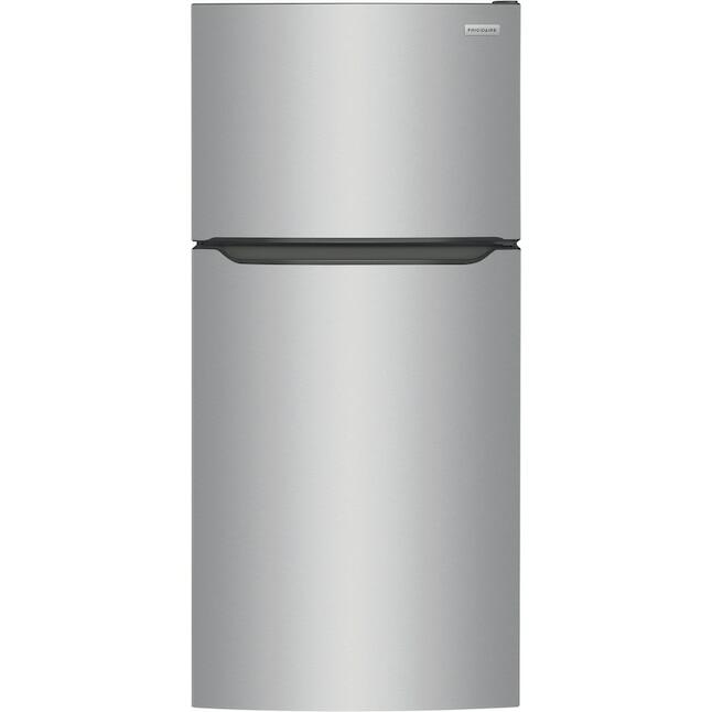 Frigidaire 20-cu ft Lowe's Exclusive Top Freezer Refrigerator (Stainless Steel)