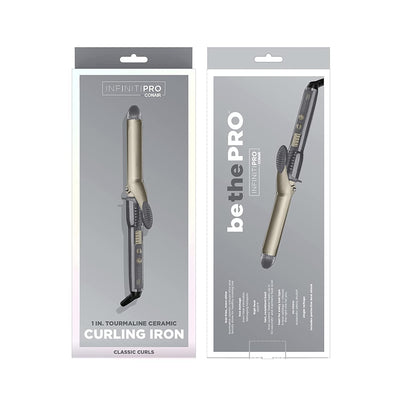 INFINITIPRO BY CONAIR Tourmaline 1-Inch Ceramic Curling Iron, 1-inch barrel produces classic curls – for use on short, medium, and long hair