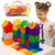 RAINBOW TOYFROG Waffle Blocks for Toddlers & Kids 96 Pcs Jumbo Toy Building Sets– STEM Building Toys with Storage Container –Kindergarten Toys Preschool manipulatives for Toddlers