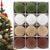 12 Pcs Velvet Ornaments Balls, 2.36 Inch, 4 Color Shatterproof Christmas Tree Ornaments Velvet Balls, for Xmas Wedding Party Holiday Decorations