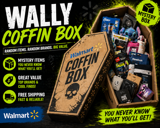Wally Coffin Box of Case Pack Product - Free Shipping