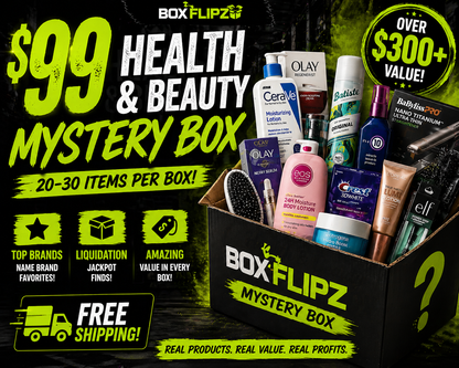 $99 Health & Beauty Mystery Box – 20–30 Items – Liquidation Jackpot Potential!