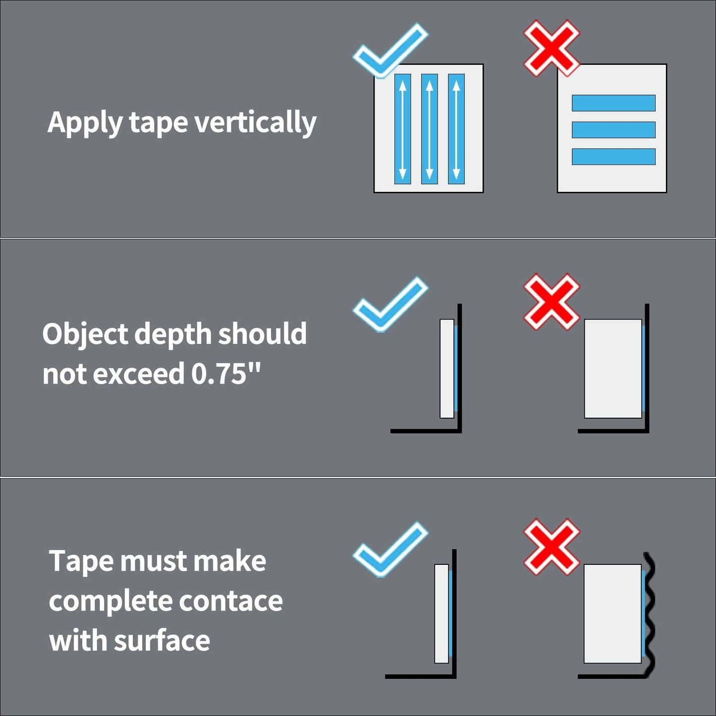 Art3d Double-Sided Tape (10FT), Traceless, Removable, Reusable, Washable - Multipurpose Tape as Seen on TV
