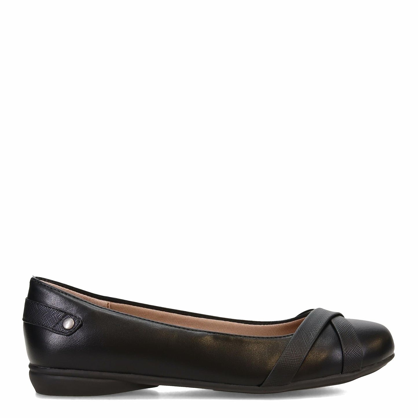 LifeStride womens Adalene Ballet Flat, Black, 11 Wide US
