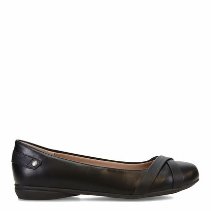 LifeStride womens Adalene Ballet Flat, Black, 11 Wide US