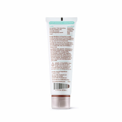 hello All Over Sweet Coconut Deodorant Cream, Aluminum Free Deodorant Cream for Pits, Privates + More, Offers 72 Hours of Freshness, Safe for Sensitive Skin, Vegan, 1 Pack, 3 Oz Tube