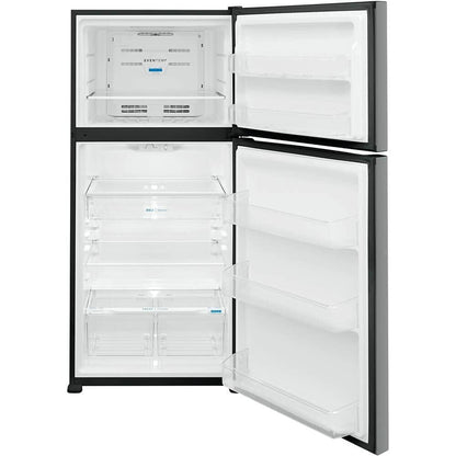 30 in. 20 cu. ft. Top Freezer Refrigerator in Stainless Steel, Garage Ready