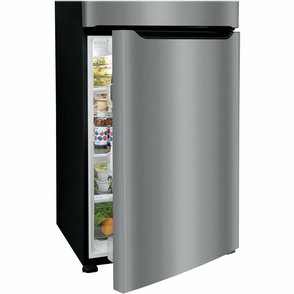 30 in. 20 cu. ft. Top Freezer Refrigerator in Stainless Steel, Garage Ready