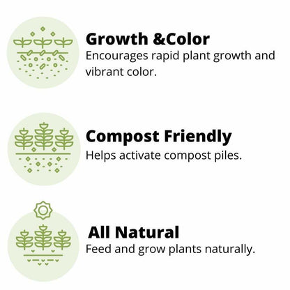 Earth Science – Natural Blood Meal Plant Food – Feed & Grow Plants Naturally – Activate Compost Piles – Vibrant Color –More Blooms and Bigger Harvests 4lb