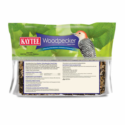 Kaytee Woodpecker Seed Cake, Wild Bird Food, 1.85 Pounds