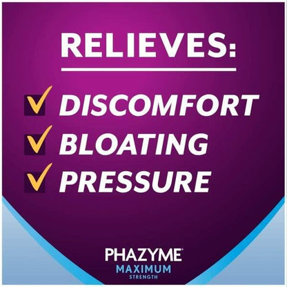 Phazyme Maximum Strength 250 mg Softgels, 12 ea (Pack of 11)
