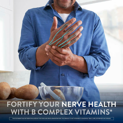 Nervive Nerve Relief, Reduces Occasional Nerve Discomfort in as Little as 7 Days, Stabbing/Pins and Needles, Burning in Hands and Feet*†, Alpha Lipoic Acid, B Vitamins, Turmeric, Ginger, 60 Tablets