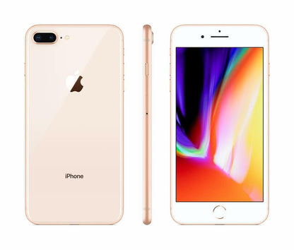 Apple iPhone 8 Plus (64GB, Gold) [Locked] + Carrier Subscription