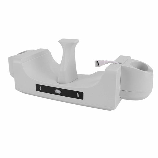 Charging Dock for Meta 3, Magnetic Fast Charging Station with LED Indicator for Meta 3 VR Headset & Controllers, with 2 600mAh Rechargeable Battery and USB C Cable