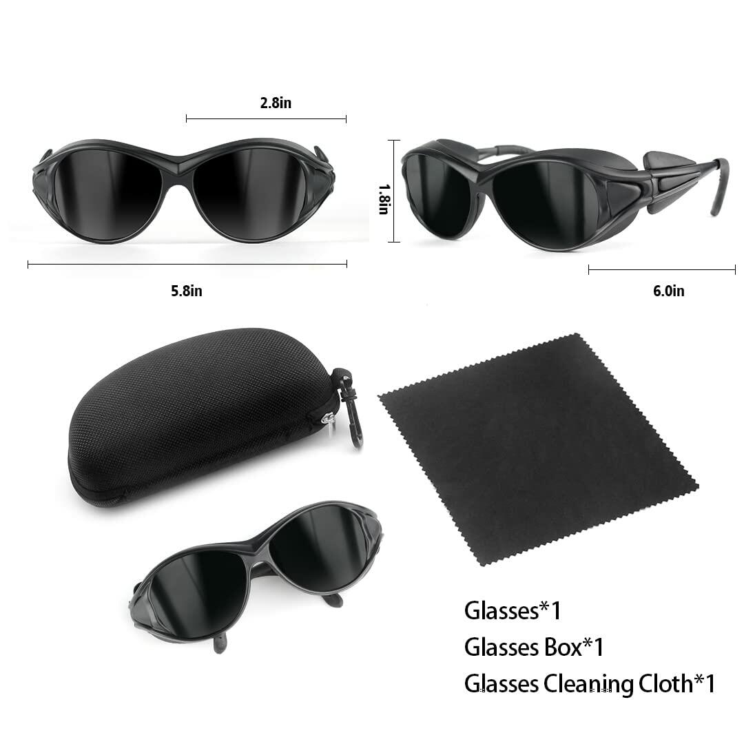 ULTREMA Red Light Therapy Glasses, Eyes Protection for Tanning Goggles, IPL Laser Safety Glasses 200-2000nm, Eye Protection for Red Light Therapy.