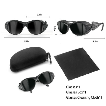 ULTREMA Red Light Therapy Glasses, Eyes Protection for Tanning Goggles, IPL Laser Safety Glasses 200-2000nm, Eye Protection for Red Light Therapy.