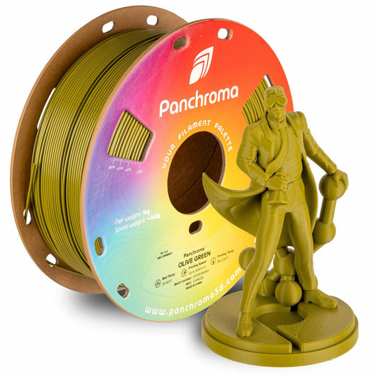 Polymaker Panchroma CoPE 3D Printer Filament, Olive Green 3D Printing Filament 1.75mm 1kg, Prints Better Than PLA, Enables High Speed Printing, Compatible with Most 3D Printer, Olive Green