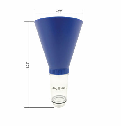 APSG Engine Oil Funnel | Compatible with Select GMC Chevrolet Ford Vehicles | Screw-On No-Spill Tool Locks Directly into Filler | Fast & Easy Oil Change with No Mess