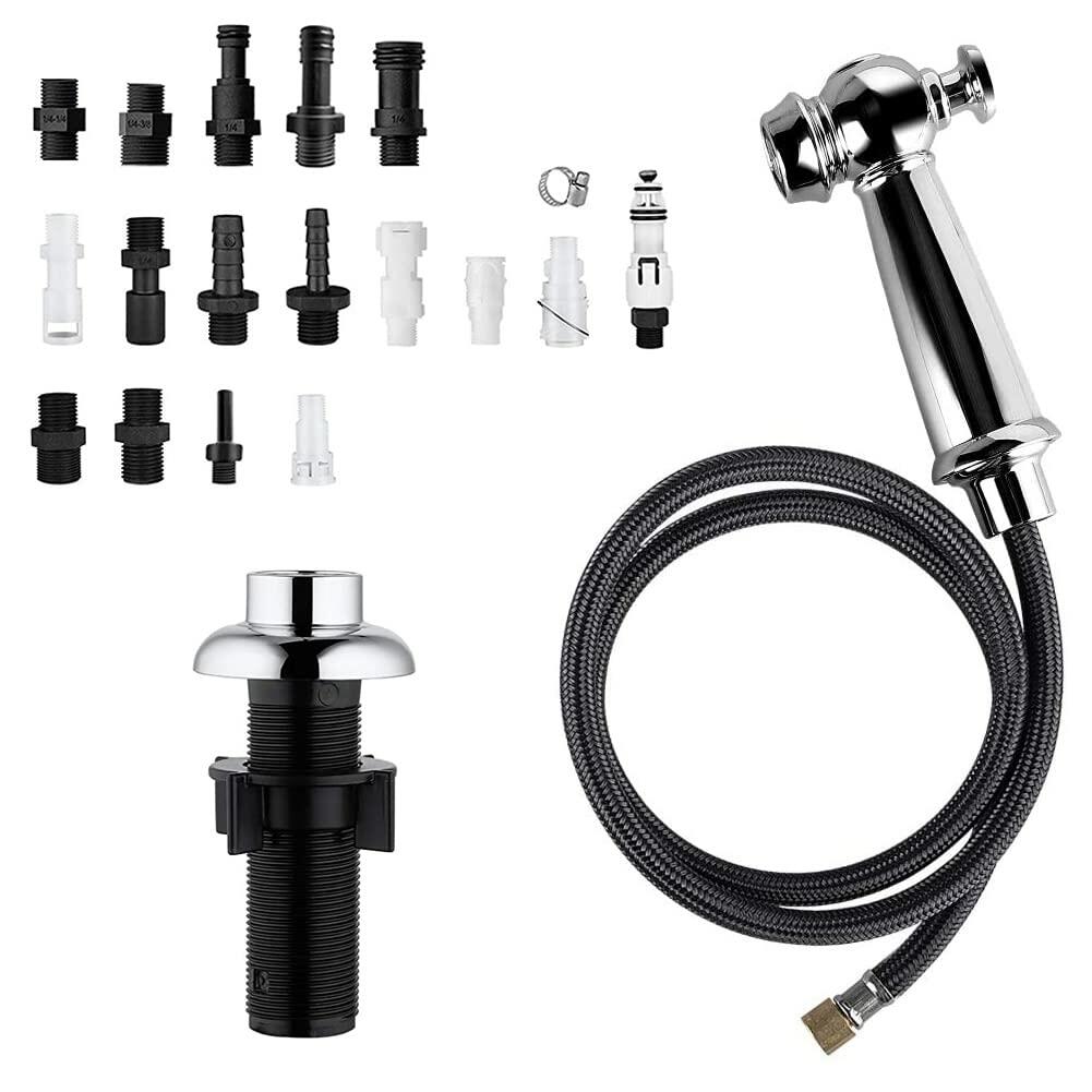 Kitchen Side Sprayer Chrome, Kitchen Sink Sprayer Head Replacement, Kitchen Sink Faucet Sprayer Hose, Kitchen Sprayer Head Replacement,Kitchen Sink Pull Out Spray head,Kitchen Sink Spray Hose