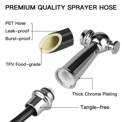 Kitchen Side Sprayer Chrome, Kitchen Sink Sprayer Head Replacement, Kitchen Sink Faucet Sprayer Hose, Kitchen Sprayer Head Replacement,Kitchen Sink Pull Out Spray head,Kitchen Sink Spray Hose