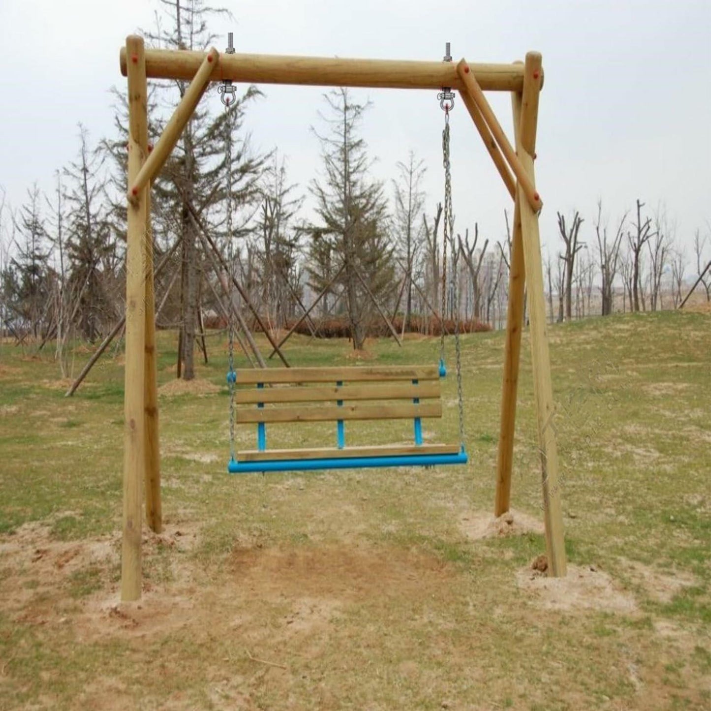 Dakzhou 4 Heavy Duty Bearing Swing Hanger Permanent Anti-Rust (10mm) 180° Swing, 1500 LB, Wood Beam sandbag Yoga Swing Hammock Chair