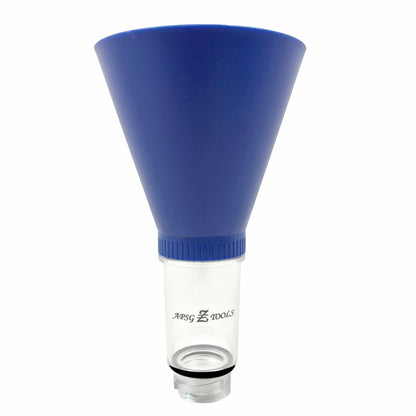 APSG Engine Oil Funnel | Compatible with Select GMC Chevrolet Ford Vehicles | Screw-On No-Spill Tool Locks Directly into Filler | Fast & Easy Oil Change with No Mess