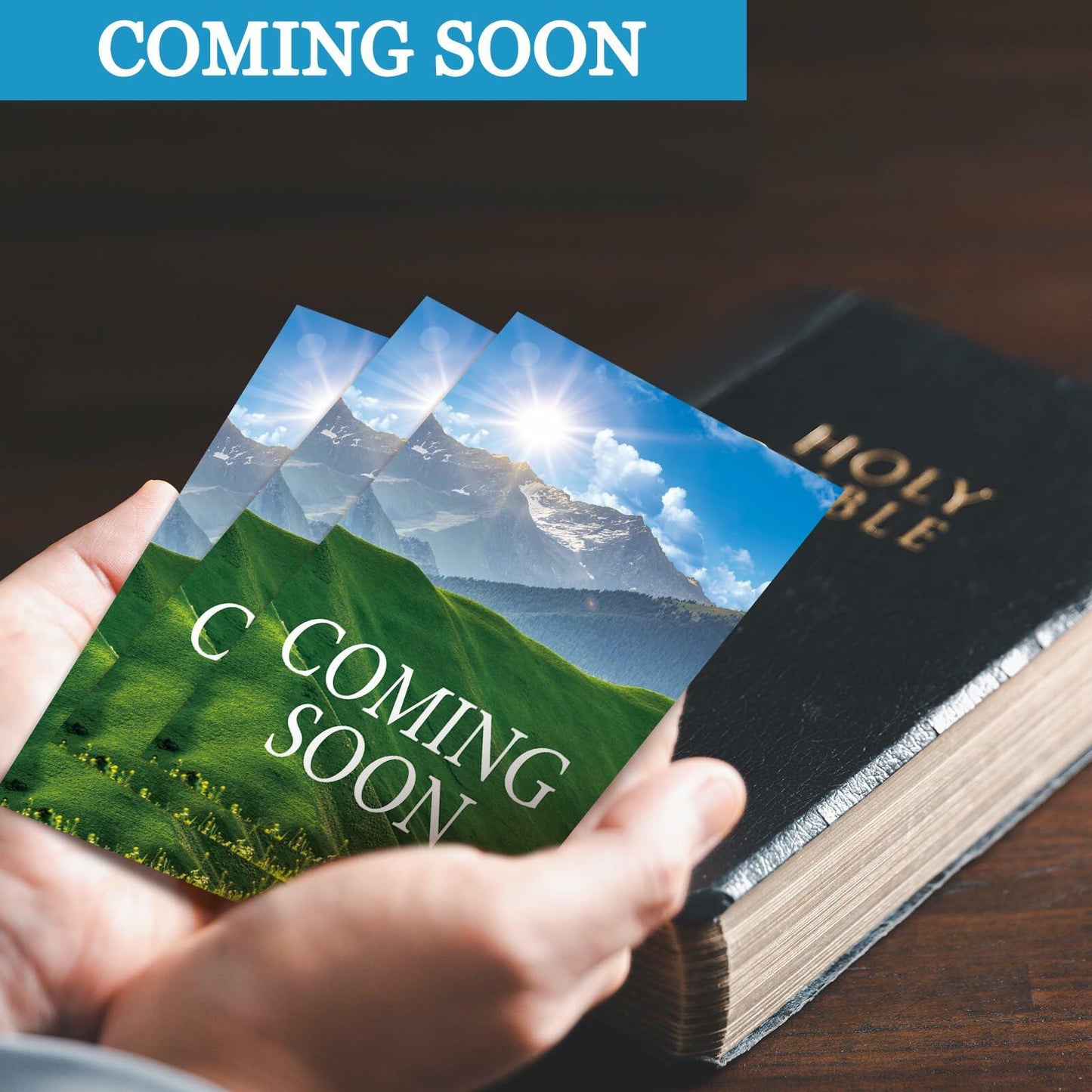 Noveread 200 Pcs Gospel Tract Card Salvation Cards Pocket Holy Postcard Prayer Postcards Christian Inspirational Bible Verses Bookmark for Christian Gift(Coming Soon)