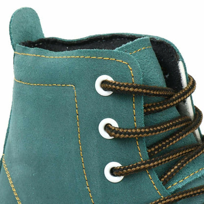 XUDREZ Cowhide Roller Skates for Women and Men High-Top Shoes Double-Row Design,Adjustable Classic Premium Roller Skates (Blue Flash Wheel,7.5)