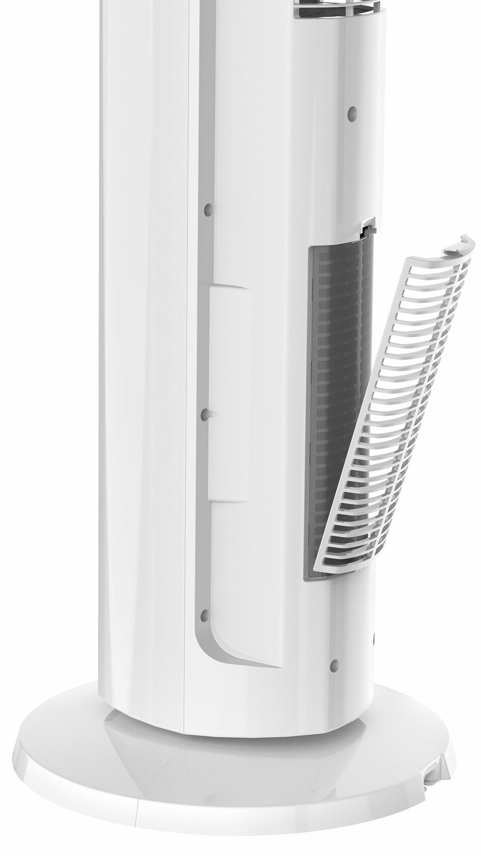 Lasko Oscillating All Season Tower Fan and Space Heater in One for Home with Adjustable Thermostat, Tip-Over Switch, 4 Fan Speeds, 3 Heat Settings and Remote Control, 42 Inches, 1500W, White, FH500