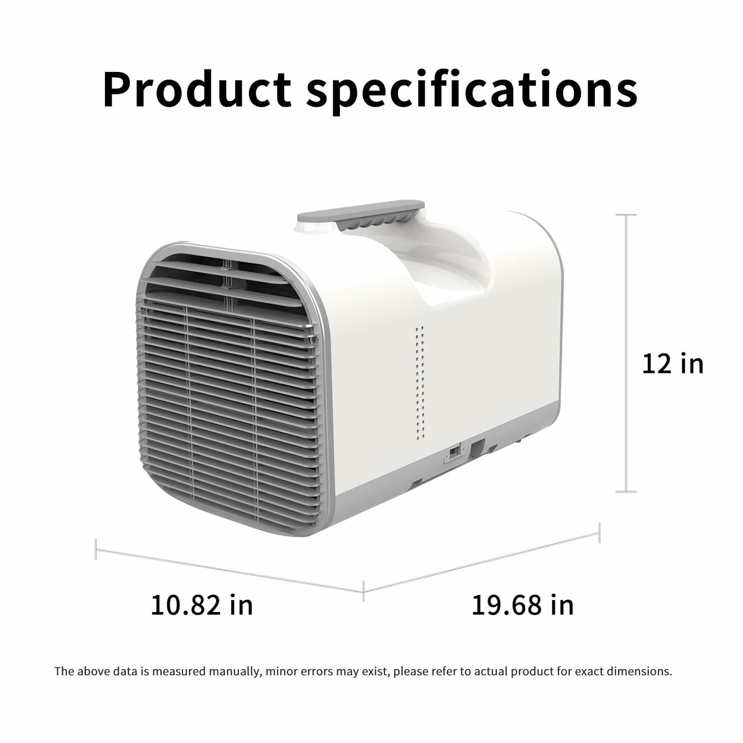 Coplax Portable Air Conditioner,Fast Cooling with Dehumidifier,110V AC(ONLY), 5100BTU with 24 Hour Timer for Camping Tent,RV, Car,Truck,Boat,Van and Fishing,Outdoor Indoor or Home Use.