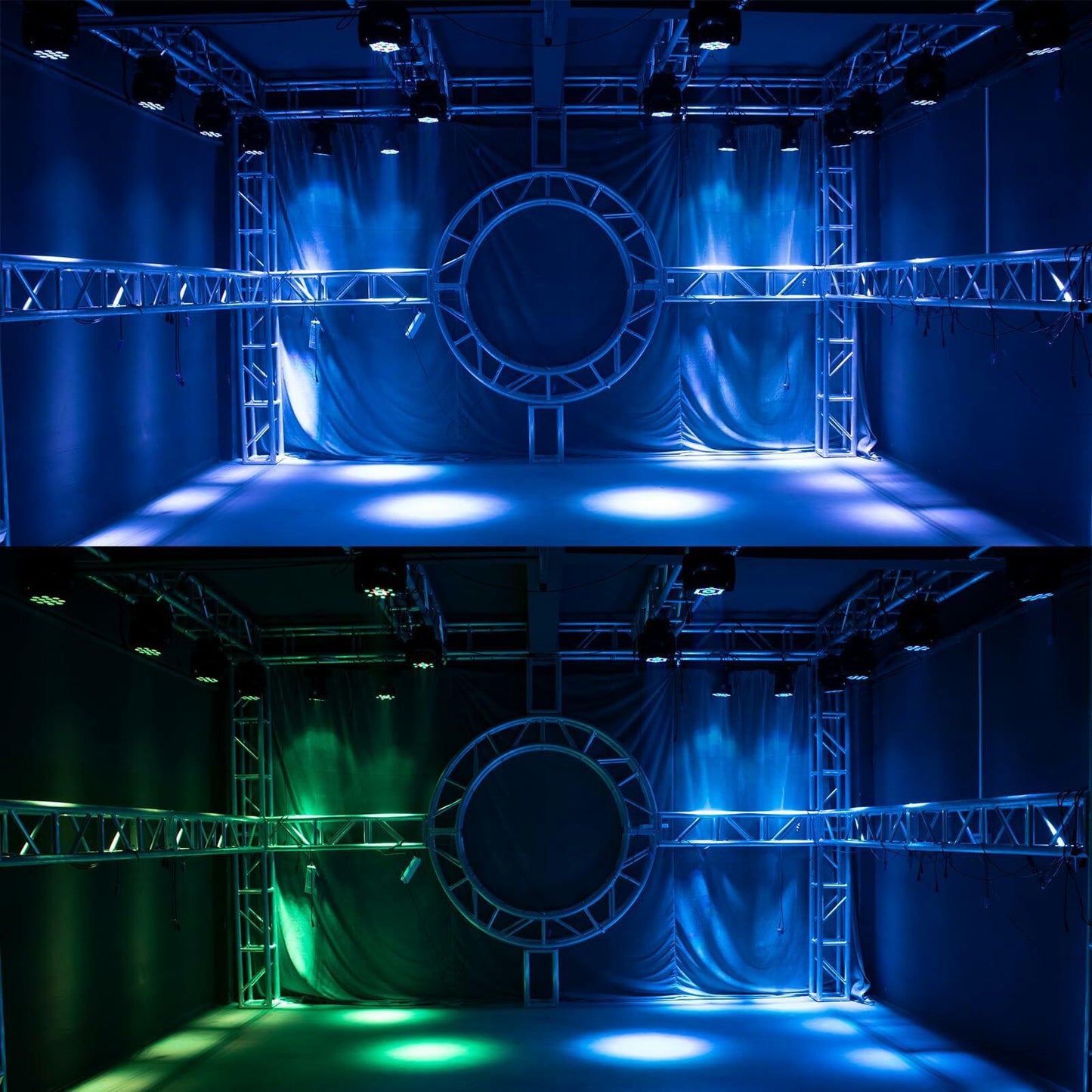 SHEHDS Moving Head Light Beam Wash LED 12x12W RGBW 4in1 DJ Lights Lighting Professional 9/16 Channels DMX512 Sound Activated Strobe Effect Stage Lights for Christmas Events Night Clubs Disco KTV Bar