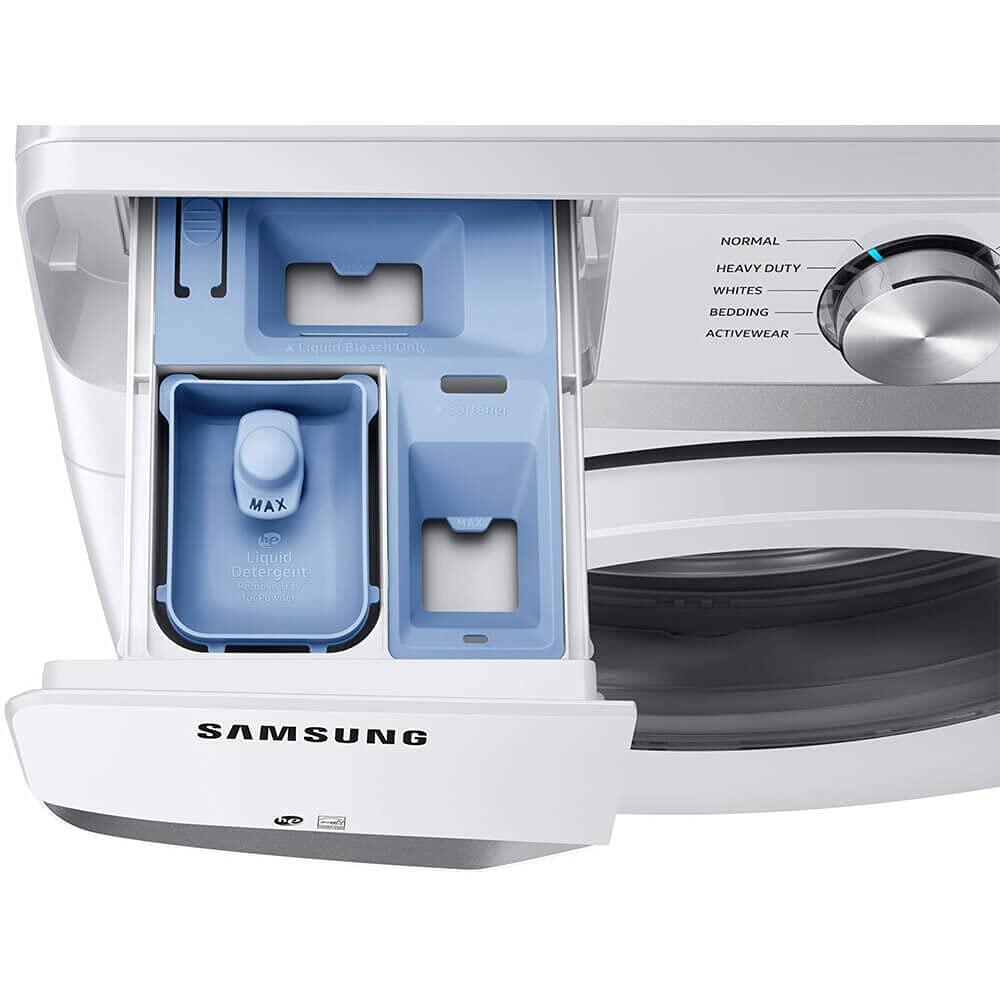 Samsung WF45T6000AW Front Load Washer with Vibration Reduction, White