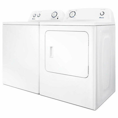 AMANA NED4655EW 6.5 cu. ft. Front Load Electric Dryer with 11 Drying Cycles, White