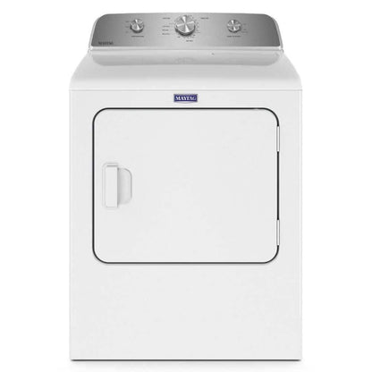 Maytag - 7.0 Cu. Ft. Electric Dryer with Wrinkle Prevent - White