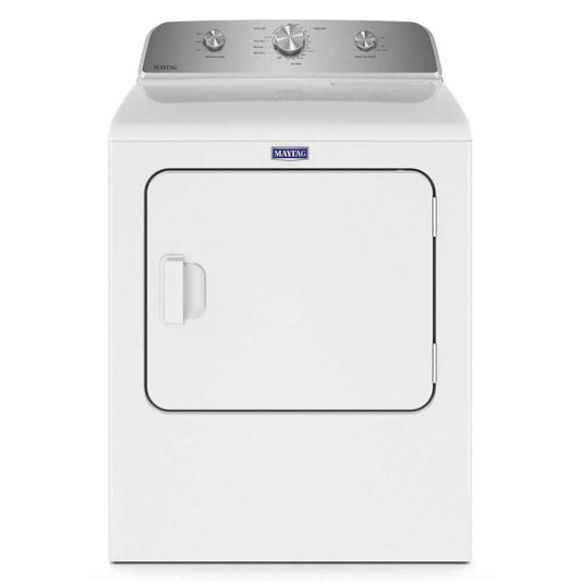 Maytag - 7.0 Cu. Ft. Electric Dryer with Wrinkle Prevent - White