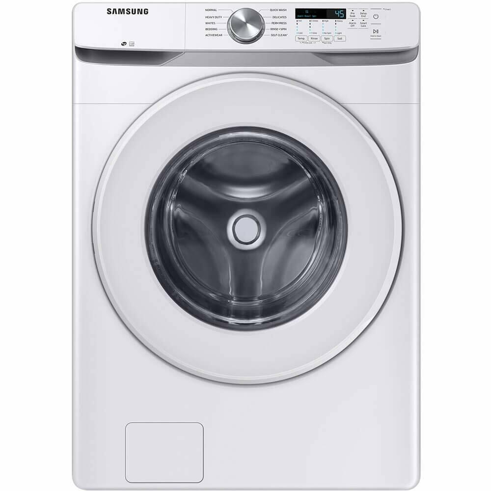 Samsung WF45T6000AW Front Load Washer with Vibration Reduction, White
