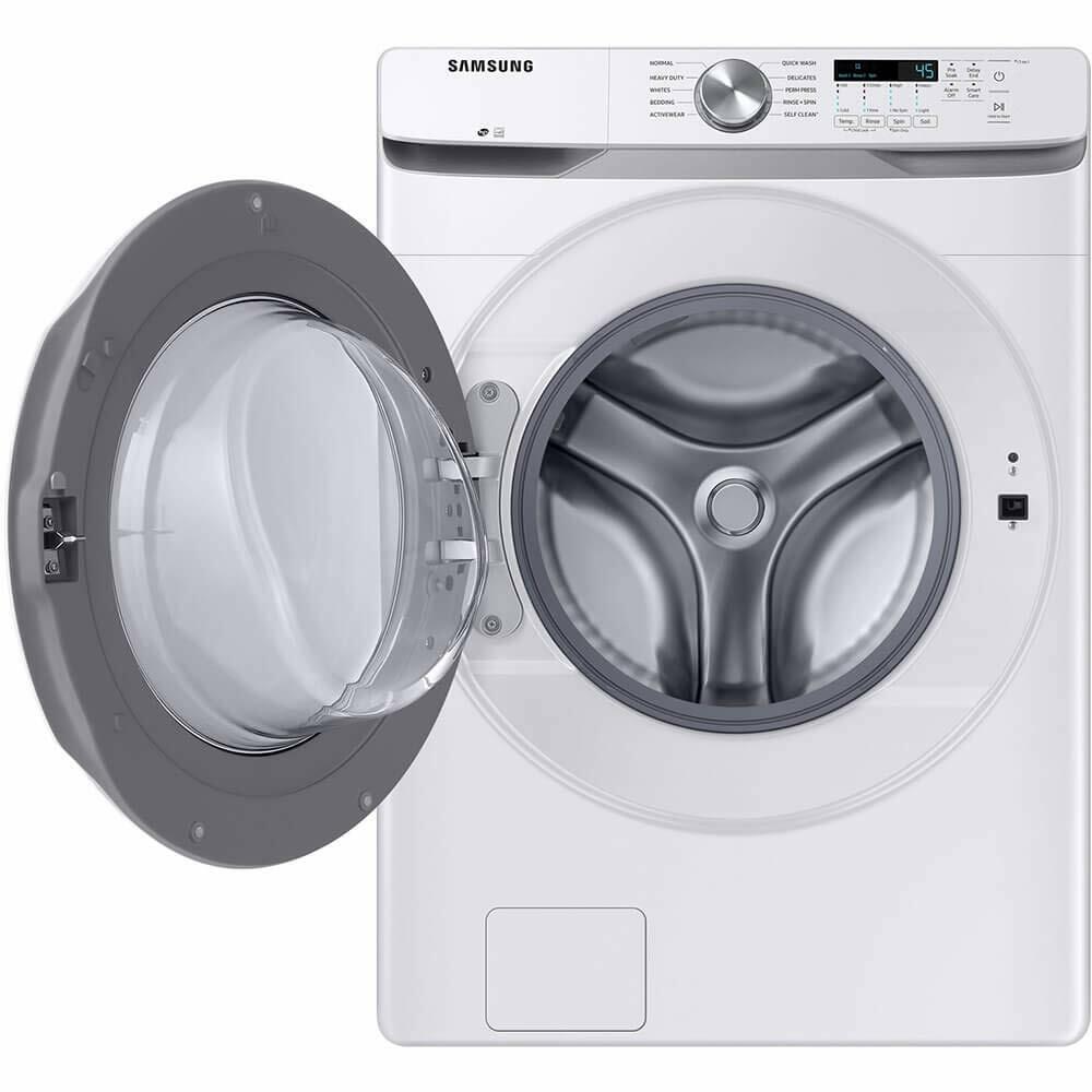 Samsung WF45T6000AW Front Load Washer with Vibration Reduction, White