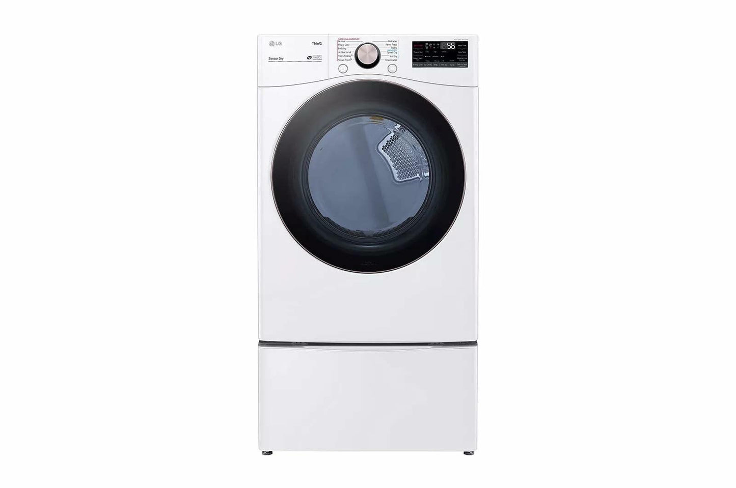 LG DLGX4001W Dryer, Solid Black