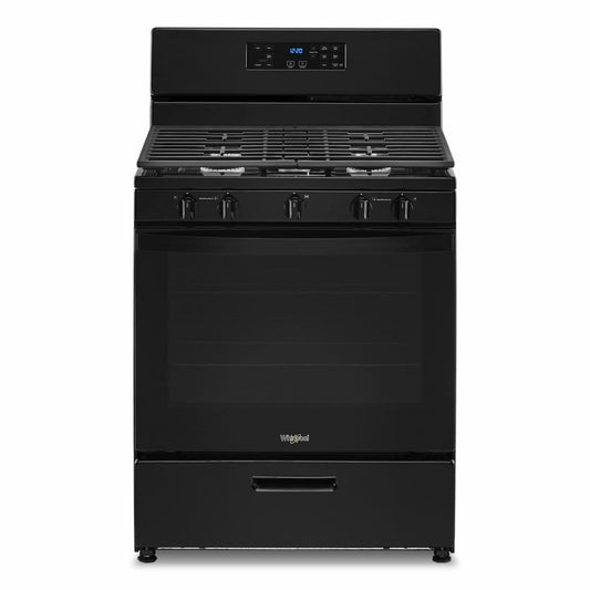 WHIRLPOOL WFG505M0MB Freestanding Gas Range, Black