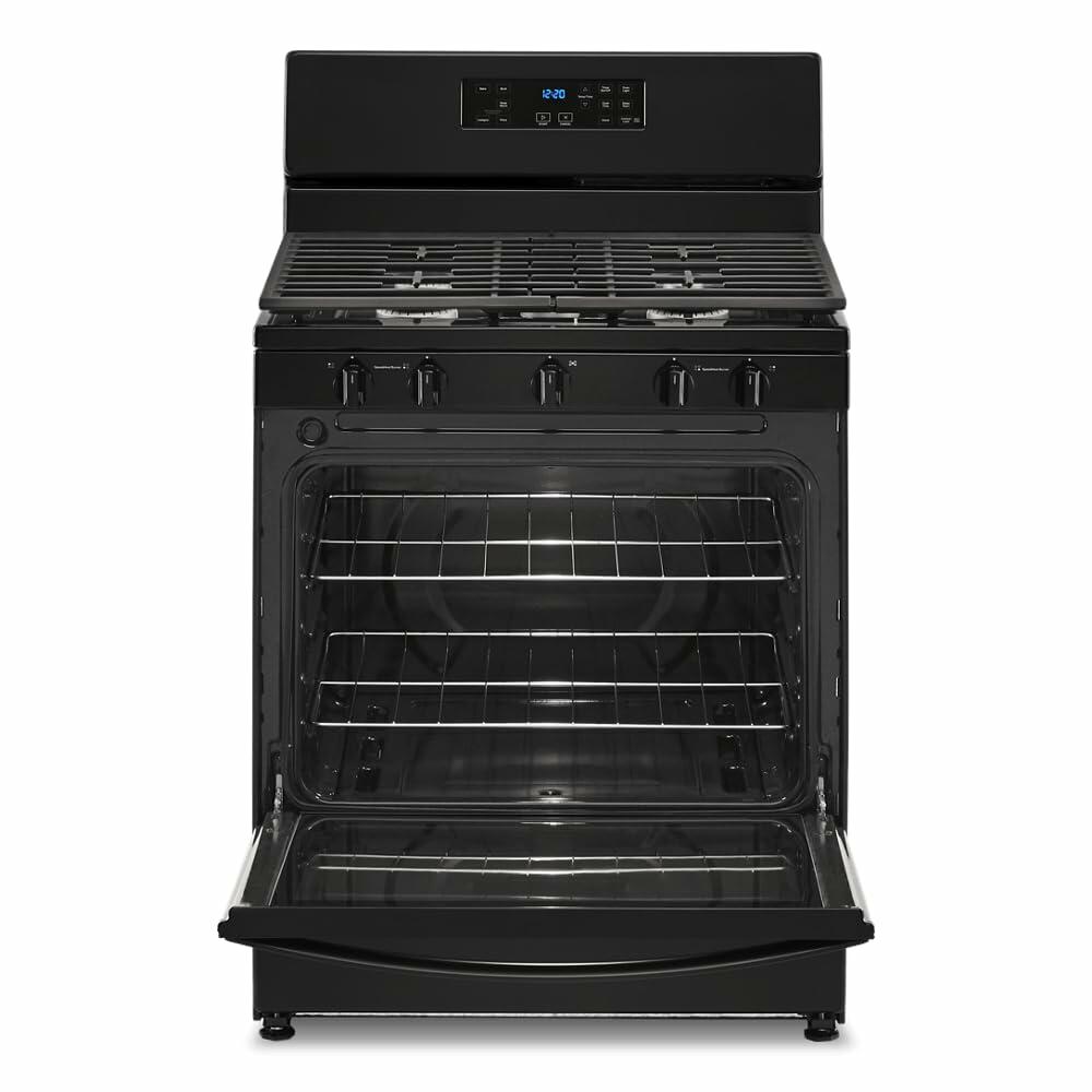 WHIRLPOOL WFG505M0MB Freestanding Gas Range, Black